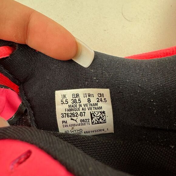 Puma Velocity Nitro 2 Training Sneaker Sunset Glow/Black 376262-07 Women's Sz 8 - Picture 9 of 10